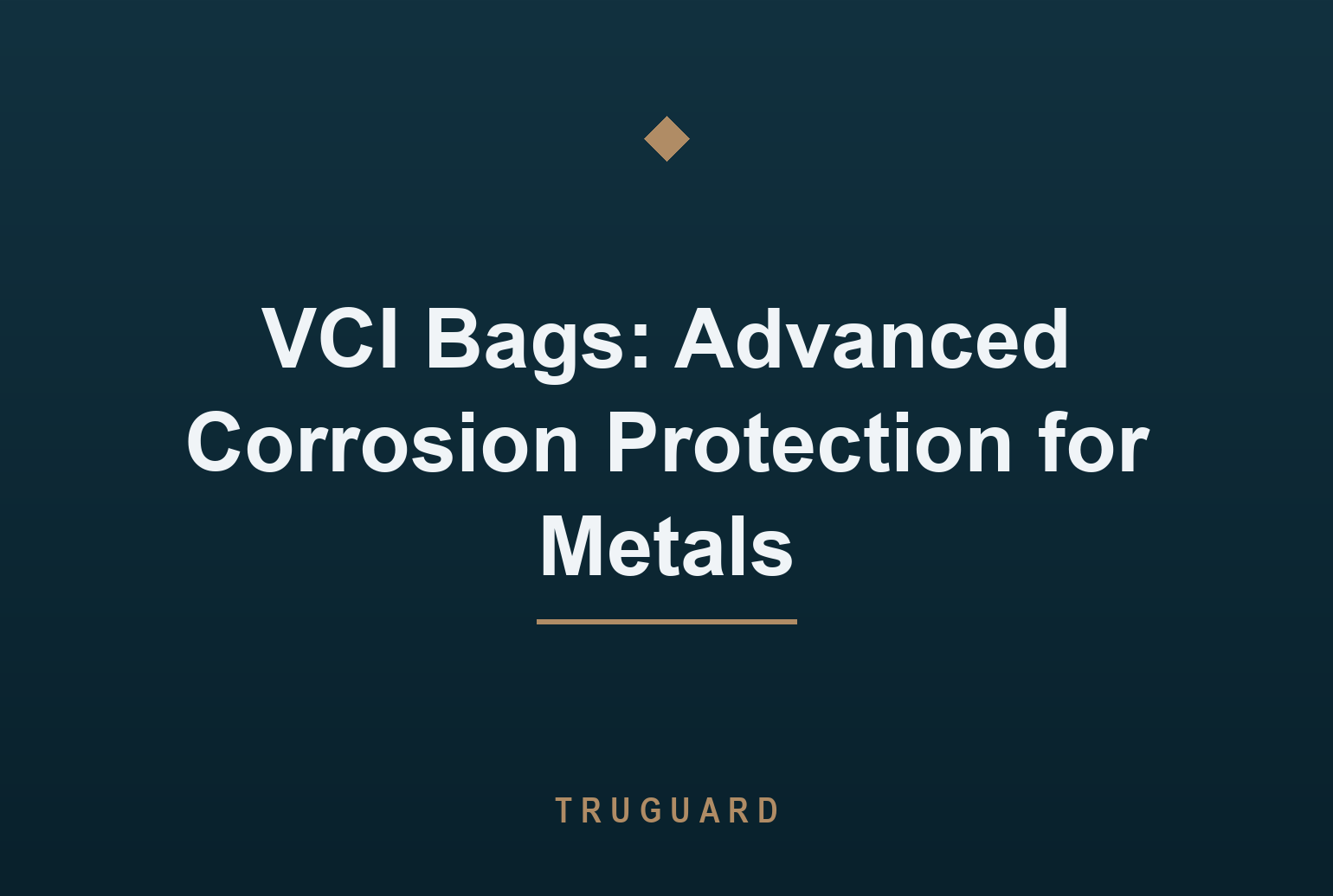 VCI Bags: Advanced Corrosion Protection for Metals