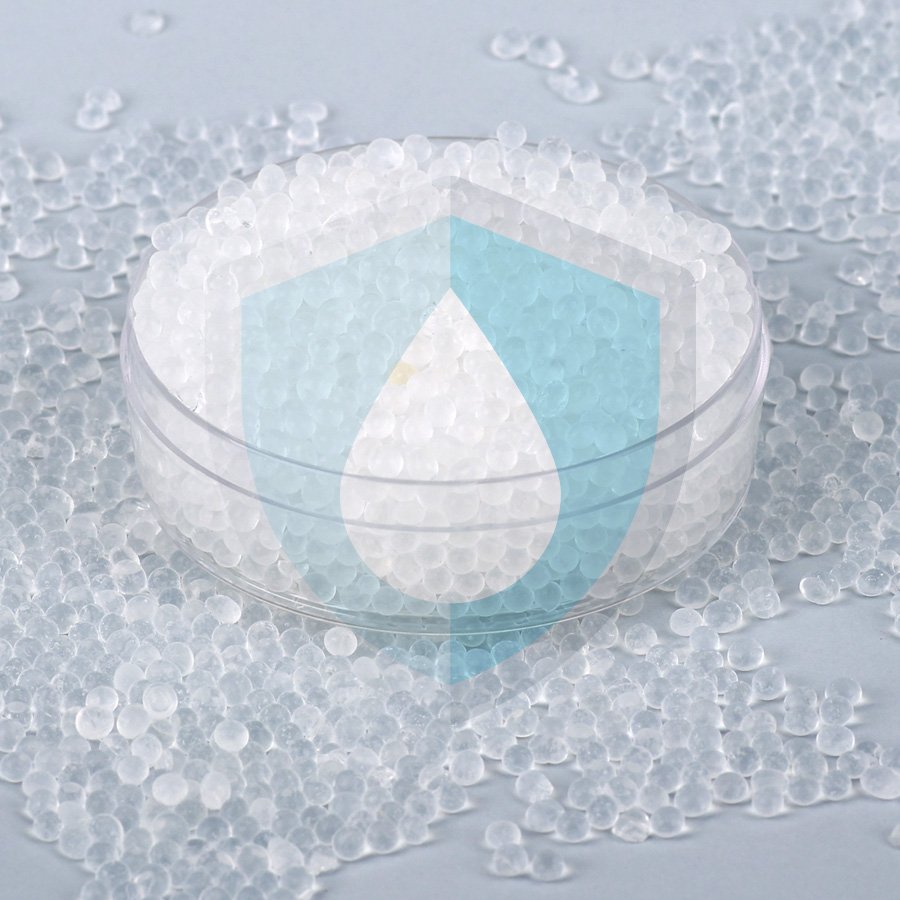 TRUGUARD Silpack silica gel desiccant showing moisture absorption capacity