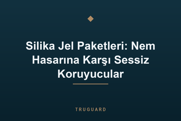 Silika Jel Paketleri: Nem Hasarına Karşı Sessiz Koruyucular